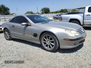 2005 Mercedes-Benz SL 500 with VIN WDBSK75F35F107247, listed as a Copart auction lot 57292925 with 128,300 mi miles and Clean Title. Bid and sale history available at DreamBid. Image 4.