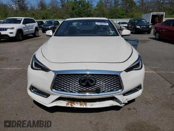 2021 Infiniti Q60 Luxe with VIN JN1EV7KL3MM470046, listed as a Copart auction lot 57998345 with 36,378 mi miles and Salvage title. Bid and sale history available at DreamBid. Image 5.