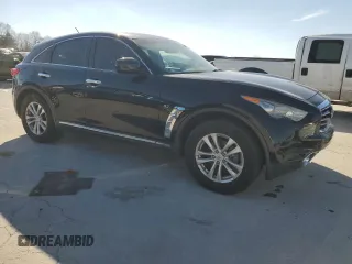 2016 Infiniti QX70 with VIN JN8CS1MU2GM670540, listed as a Copart auction lot 48196665 with Not Provided miles and Salvage Title. Bid and sale history available at DreamBid. Image 4.