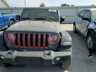 2020 Jeep Wrangler Unlimited Willys with VIN 1C4HJXDGXLW111995, listed as a Copart auction lot 77021624 with 43,074 mi miles and Salvage title. Bid and sale history available at DreamBid. Image 12.