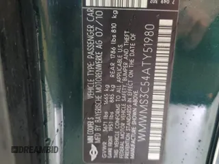 2010 MINI Convertible S z VIN WMWMS3C54ATY51980, wystawiony jako Copart lot #56589265 z przebiegiem 147 136 mil mil oraz Szkoda całkowita • Salvage title. Historia ofert i sprzedaży dostępna na DreamBid. Obrazek 12.