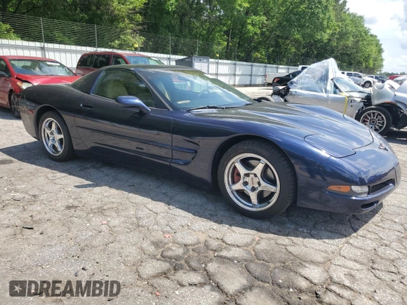 2001 Chevrolet Corvette with VIN 1G1YY22G015130939, listed as a Copart auction lot 55315995 with 99,352 mi miles and Clean Title. Bid and sale history available at DreamBid. Image 4.