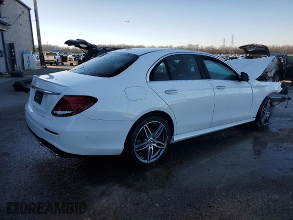 2019 Mercedes-Benz E-Class E 300 with VIN WDDZF4JB8KA497945, listed as a Copart auction lot 87875545 with 52,511 mi miles and Salvage Title. Bid and sale history available at carsss.com. Image 3.