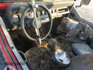 1990 Jeep Wrangler "S" with VIN 2J4FY19E9LJ539176, listed as a Copart auction lot 74684784 with 0 mi miles and Salvage Title. Bid and sale history available at carsss.com. Image 8.