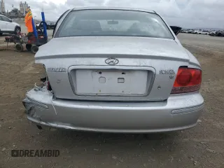 2004 Hyundai Sonata GLS with VIN KMHWF35HX4A985296, listed as a Copart auction lot 78211734 with 143,300 mi miles and Salvage Title. Bid and sale history available at carsss.com. Image 6.