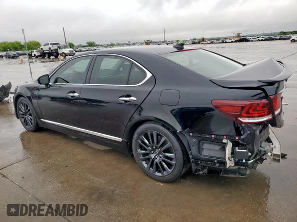 2017 Lexus LS with VIN JTHBL5EF0H5145689, listed as a Copart auction lot 51944735 with 55,904 mi miles and Salvage Title. Bid and sale history available at carsss.com. Image 2.
