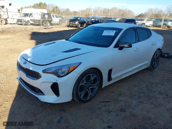 2021 Kia Stinger GT-Line with VIN KNAE15LA4M6089981, listed as a IAAI auction lot 41446174 with 46,194 mi miles. Bid and sale history available at carsss.com. Image 18.