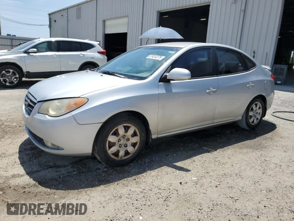 2009 Hyundai Elantra SE with VIN KMHDU46D89U742543, listed as a Copart auction lot 57424275 with 186,239 mi miles and Non repairable. Bid and sale history available at DreamBid. Image 1.