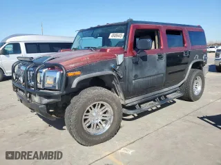 2003 Hummer H2 with VIN 5GRGN23U73H138455, listed as a Copart auction lot 48486445 with 197,659 mi miles and Clean Title. Bid and sale history available at carsss.com. Image 1.