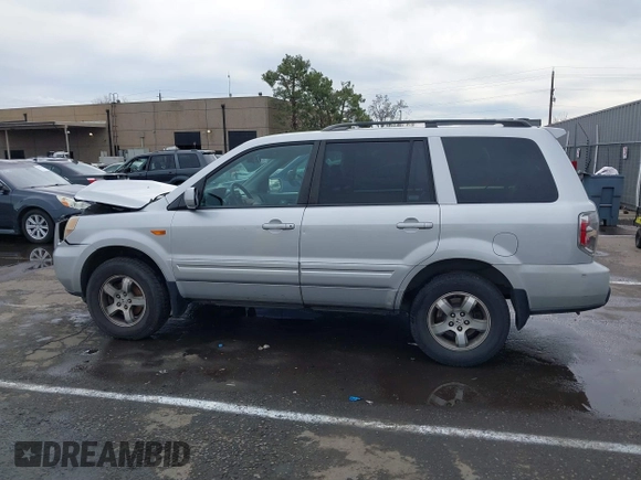2008 Honda Pilot EX-L with VIN 5FNYF287X8B017612, listed as a IAAI auction lot 41491138 with 315,287 mi miles and . Bid and sale history available at DreamBid. Image 14.