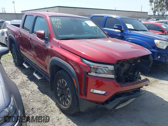 2022 Nissan Frontier SV with VIN 1N6ED1EJ3NN646349, listed as a IAAI auction lot 41694649 with 24,013 mi miles and . Bid and sale history available at DreamBid. Image 1.