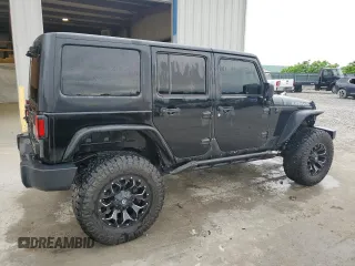 2014 Jeep Wrangler Unlimited Rubicon X with VIN 1C4HJWFG0EL142071, listed as a Copart auction lot 56187575 with 110,597 mi miles and Salvage title. Bid and sale history available at DreamBid. Image 3.