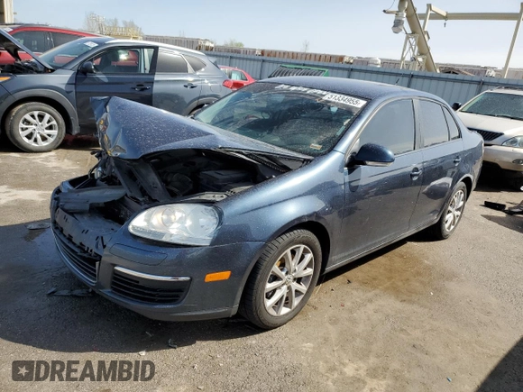 2010 Volkswagen Jetta S with VIN 3VWJX7AJ0AM010958, listed as a Copart auction lot 51334955 with 178,684 mi miles and Salvage title. Bid and sale history available at DreamBid. Image 1.