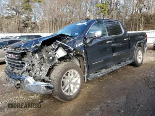 2022 GMC Sierra 1500 Limited SLT with VIN 3GTP8DED3NG210024, listed as a Copart auction lot 88339535 with 117,867 mi miles and Salvage Title. Bid and sale history available at carsss.com. Image 1.