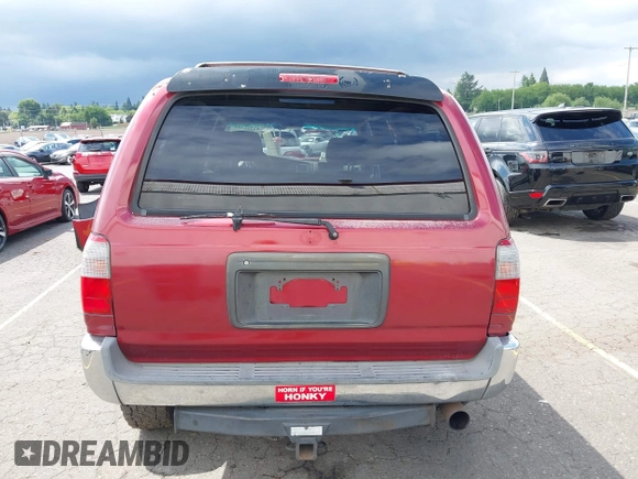 1999 Toyota 4Runner SR5 with VIN JT3GN86R8X0109096, listed as a IAAI auction lot 42322358 with 273,905 mi miles and . Bid and sale history available at DreamBid. Image 16.