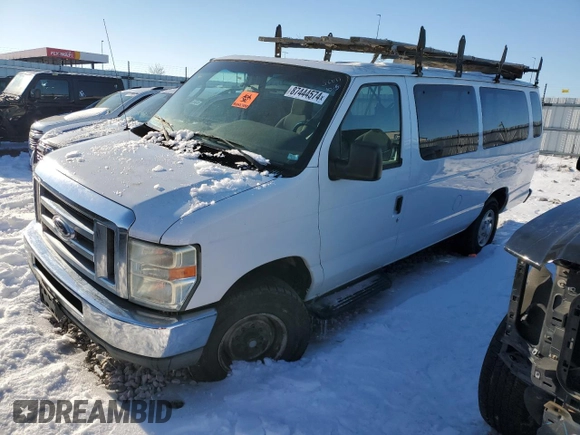 2011 Ford Econoline Passenger XL with VIN 1FBSS3BL5BDA48217, listed as a Copart auction lot 87444574 with 196,447 mi miles and Clean title. Bid and sale history available at DreamBid. Image 1.