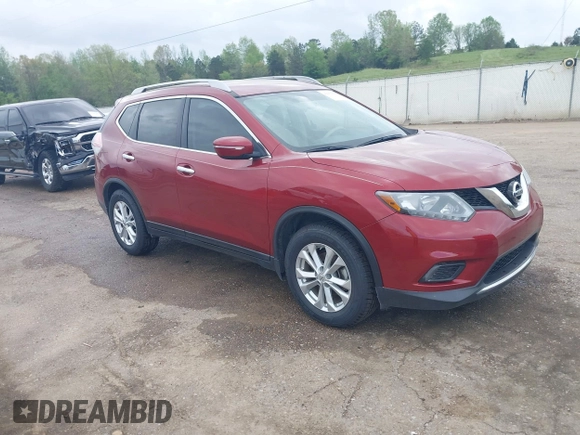 2014 Nissan Rogue SV with VIN 5N1AT2MT5EC761832, listed as a IAAI auction lot 41959114 with 57,494 mi miles and . Bid and sale history available at DreamBid. Image 1.