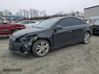 2012 Chevrolet Cruze LTZ with VIN 1G1PH5SC3C7407939, listed as a Copart auction lot 52715615 with 134,253 mi miles and Salvage Title. Bid and sale history available at carsss.com. Image 1.