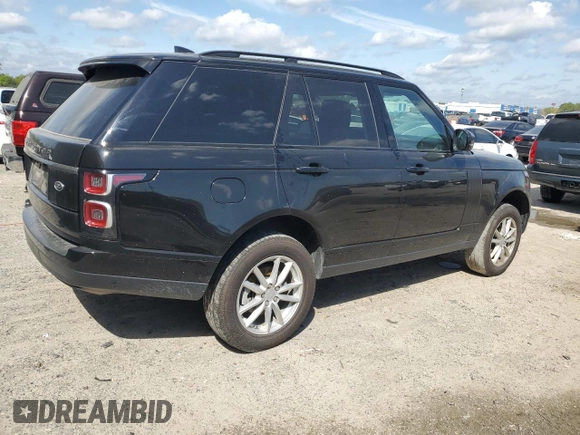 2018 Land Rover Range Rover with VIN SALGR2RK5JA394930, listed as a Copart auction lot 47455465 with 87,788 mi miles and Clean Title. Bid and sale history available at DreamBid. Image 3.