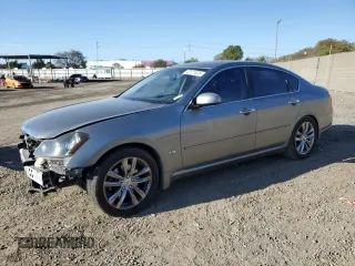 2006 Infiniti M45 Sport with VIN JNKBY01E16M205645, listed as a Copart auction lot 46121635 with 154,274 mi miles and Salvage Title. Bid and sale history available at carsss.com. Image 1.