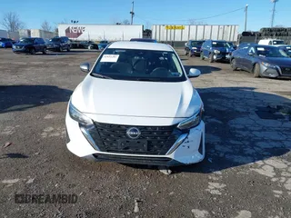 2024 Nissan Sentra S with VIN 3N1AB8BV8RY287275, listed as a IAAI auction lot 41833281 with 27,073 mi miles. Bid and sale history available at carsss.com. Image 12.