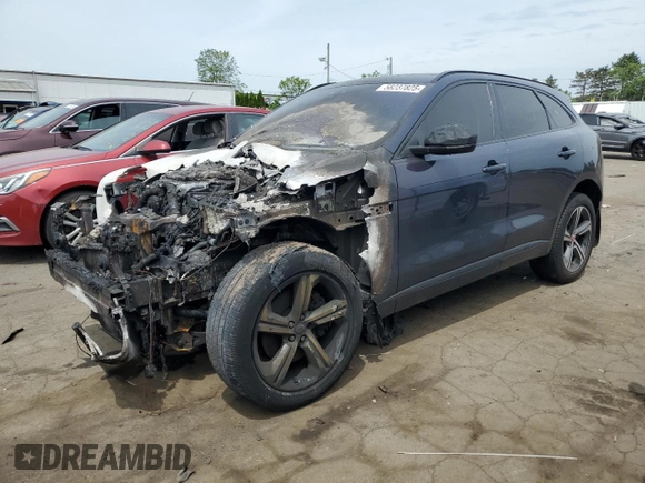 2017 Jaguar F-Pace 35t R-Sport with VIN SADCL2BV4HA881756, listed as a Copart auction lot 58237825 with Not provided miles and Salvage title. Bid and sale history available at DreamBid. Image 1.
