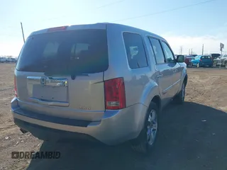2012 Honda Pilot EX-L with VIN 5FNYF4H52CB029322, listed as a IAAI auction lot 41886279 with 156,436 mi miles and . Bid and sale history available at DreamBid. Image 4.