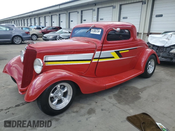 1933 Ford Ocean z VIN KY9596, wystawiony jako Copart lot #51365754 z przebiegiem Nie podano mil oraz Szkody całkowita. Historia ofert i sprzedaży dostępna na DreamBid. Obrazek 1.