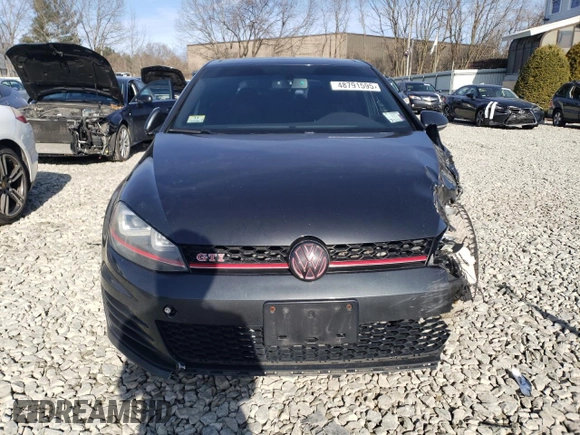2016 Volkswagen Golf GTI S with VIN 3VW5T7AU5GM050341, listed as a Copart auction lot 48791595 with 157,442 mi miles and Salvage Title. Bid and sale history available at carsss.com. Image 5.