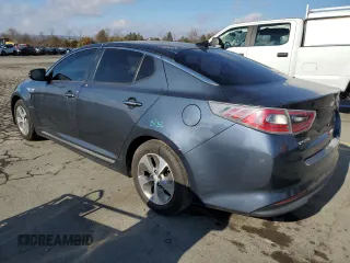 2014 Kia Optima Hybrid LX with VIN KNAGM4AD2E5071333, listed as a Copart auction lot 79737594 with 133,889 mi miles and Salvage Title. Bid and sale history available at carsss.com. Image 2.