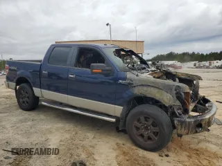 2010 Ford F-150 XL with VIN 1FTFW1EV4AFD69722, listed as a Copart auction lot 45455405 with 0 mi miles and Salvage Title. Bid and sale history available at carsss.com. Image 4.