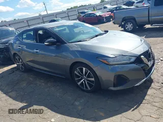 2020 Nissan Maxima SV with VIN 1N4AA6CV5LC361521, listed as a IAAI auction lot 42343977 with 185,714 mi miles and . Bid and sale history available at DreamBid. Image 1.