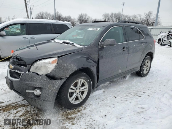 2015 Chevrolet Equinox LT with VIN 2GNALCEKXF6351755, listed as a Copart auction lot 87186604 with 0 mi miles and Salvage Title. Bid and sale history available at carsss.com. Image 1.