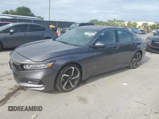 2019 Honda Accord Sport with VIN 1HGCV1F34KA131081, listed as a Copart auction lot 63209645 with Not provided miles and Clean title. Bid and sale history available at DreamBid. Image 1.