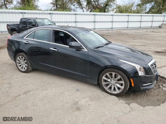 2017 Cadillac ATS Sedan AWD with VIN 1G6AG5RX1H0148279, listed as a Copart auction lot 72704204 with 101525 miles and Salvage Title. Bid and sale history available at carsss.com. Image 4.