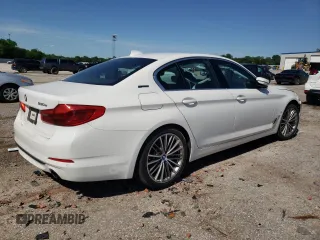 2019 BMW 5 Series 530e with VIN WBAJA9C57KB254922, listed as a Copart auction lot 55161535 with Not provided miles and Salvage title. Bid and sale history available at DreamBid. Image 3.