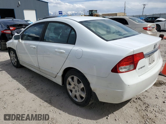 2010 Honda Civic LX with VIN 19XFA1F53AE061741, listed as a Copart auction lot 54627295 with 237,104 mi miles and Salvage Title. Bid and sale history available at DreamBid. Image 2.