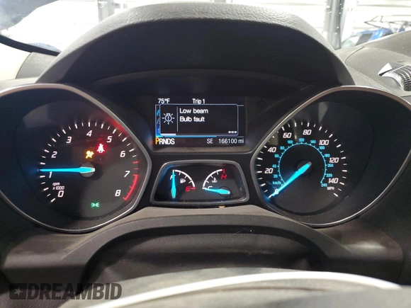 2013 Ford Escape SEL with VIN 1FMCU9HX3DUD40289, listed as a Copart auction lot 60711035 with 166,100 mi miles and Salvage title. Bid and sale history available at DreamBid. Image 9.