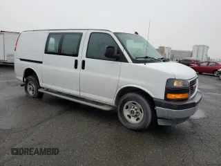 2020 GMC Savana Cargo Van with VIN 1GTW7AFG7L1210528, listed as a Copart auction lot 79937814 with 73,451 mi miles and Salvage Title. Bid and sale history available at carsss.com. Image 4.