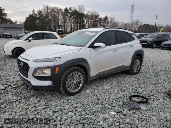 2020 Hyundai Kona SEL with VIN KM8K2CAA6LU579080, listed as a Copart auction lot 46029355 with 52,688 mi miles and Salvage Title. Bid and sale history available at carsss.com. Image 1.