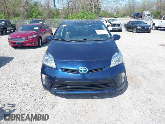 2013 Toyota Prius One with VIN JTDKN3DU6D0343622, listed as a IAAI auction lot 42098154 with 337,881 mi miles. Bid and sale history available at carsss.com. Image 12.
