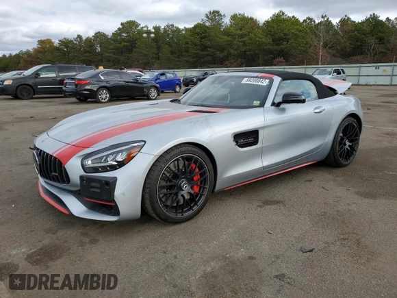 2021 Mercedes-Benz AMG GT z VIN W1KYK8CA0MA041962, wystawiony jako Copart lot #82825233 z przebiegiem 17 481 mil mil oraz . Historia ofert i sprzedaży dostępna na DreamBid. Obrazek 1.