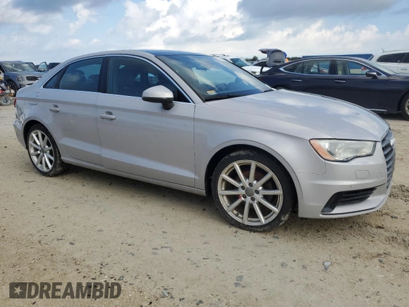 2015 Audi A3 2.0 TDI Premium Plus with VIN WAUCJGFF1F1084120, listed as a Copart auction lot 73802674 with 0 mi miles and Salvage Title. Bid and sale history available at carsss.com. Image 4.