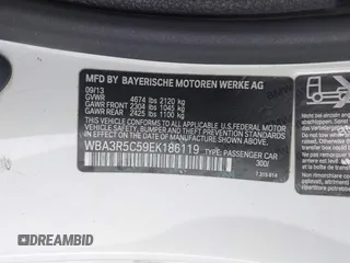 2014 BMW 4 Series 435i xDrive z VIN WBA3R5C59EK186119, wystawiony jako IAAI lot #41968020 z przebiegiem 97 187 mil mil oraz . Historia ofert i sprzedaży dostępna na DreamBid. Obrazek 9.