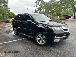 2012 Acura MDX Tech Pkg with VIN 2HNYD2H37CH531224, listed as a Copart auction lot 52639555 with 136,025 mi miles and Clean Title. Bid and sale history available at carsss.com. Image 1.