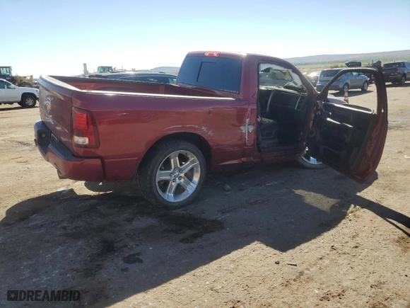 2014 Ram 1500 R/T with VIN 3C6JR6CT5EG105212, listed as a Copart auction lot 73028594 with 66,806 mi miles and Salvage Title. Bid and sale history available at carsss.com. Image 3.