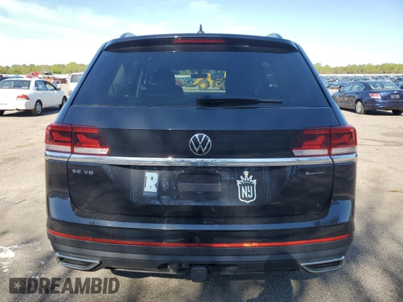 2023 Volkswagen Atlas SE with VIN 1V2KR2CA3PC521929, listed as a Copart auction lot 56293275 with 18,694 mi miles and Salvage title. Bid and sale history available at DreamBid. Image 6.