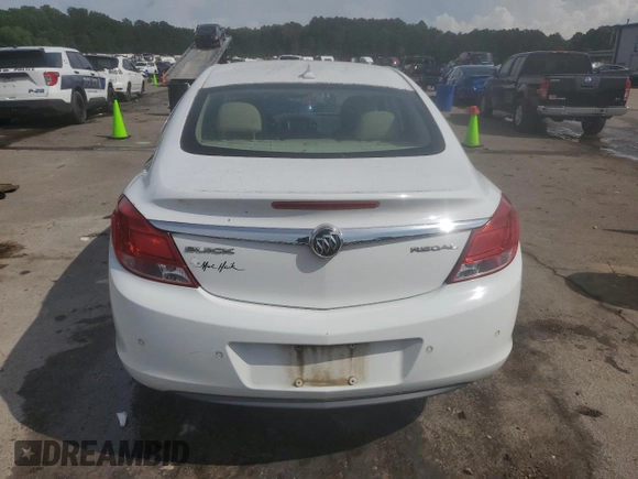 2012 Buick Regal Premium 1 with VIN 2G4GS5EK1C9207843, listed as a Copart auction lot 61445745 with 154,912 mi miles and Salvage title. Bid and sale history available at DreamBid. Image 6.