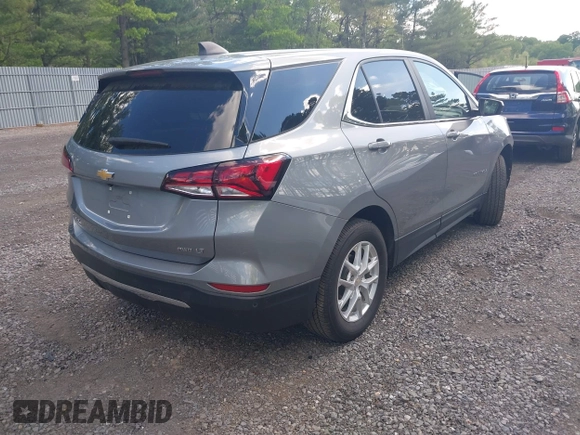 2023 Chevrolet Equinox LT with VIN 3GNAXTEG9PS198658, listed as a IAAI auction lot 42203767 with 25,177 mi miles and . Bid and sale history available at DreamBid. Image 4.