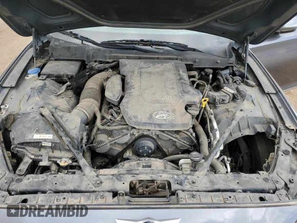 2015 Hyundai Genesis 3.8L with VIN KMHGN4JE6FU077972, listed as a Copart auction lot 60569254 with 0 mi miles and Clean Title. Bid and sale history available at carsss.com. Image 11.